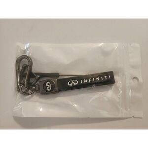 Infiniti Luxury Leather Keychain Keyring‎ Infiniti Logo